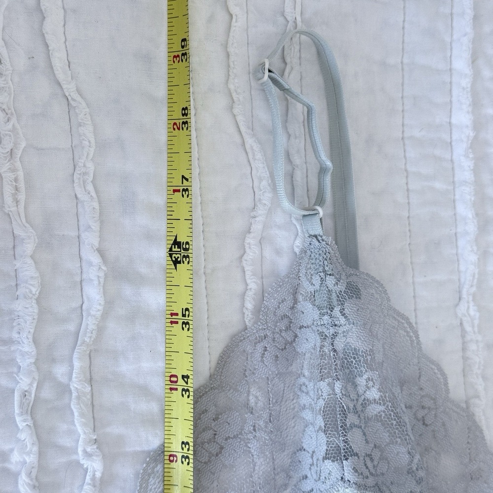 VTG Slip Dress Lace Silky Women M 36 Lingerie Cocktails Nylon babydoll - Picture 7 of 8